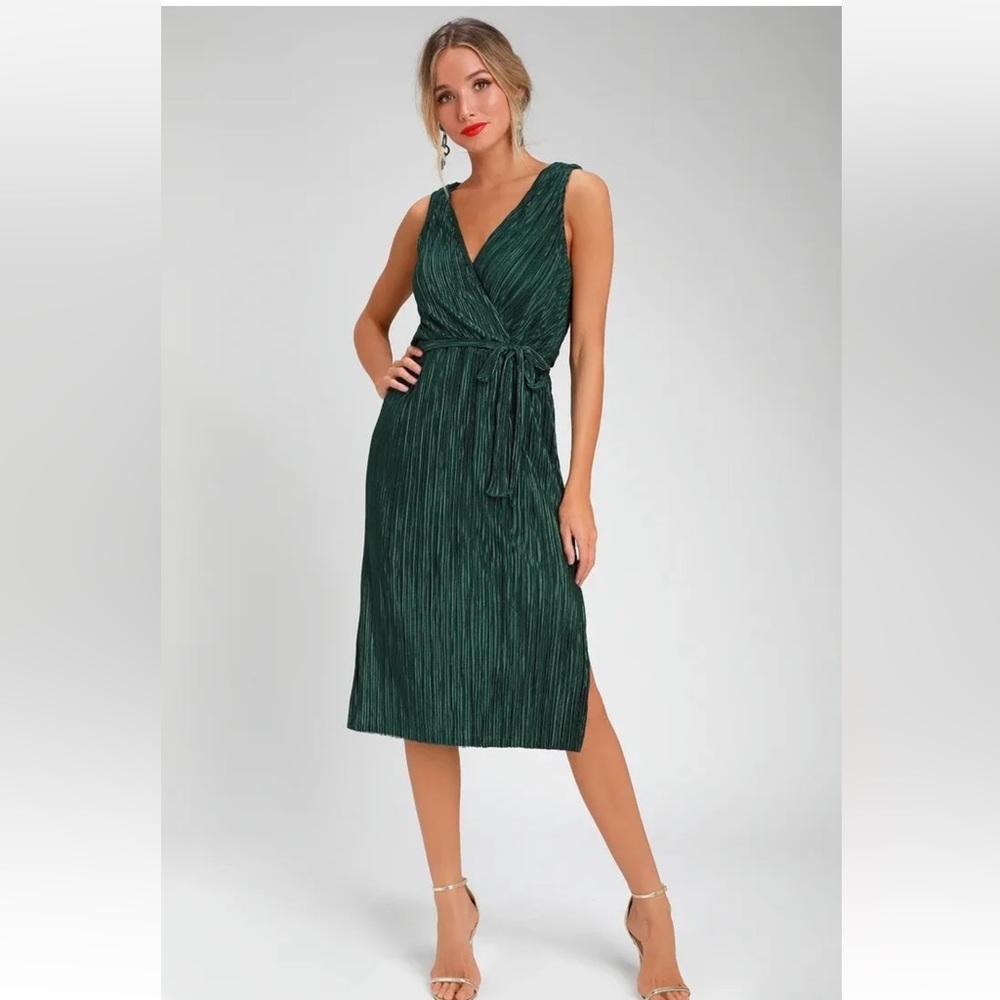 Bb. Dakota Green Grecian style dress